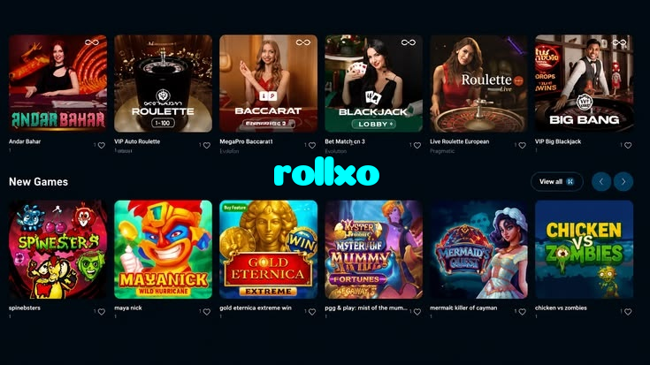 rollxo خوش آمدید بونس +600% پیشکش موبائل ایپ کے پروموشن سیکشن میں دکھائی دیتی ہے۔